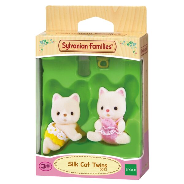 Sylvanian Families 5082 Silk Cat Twins, Multicolor