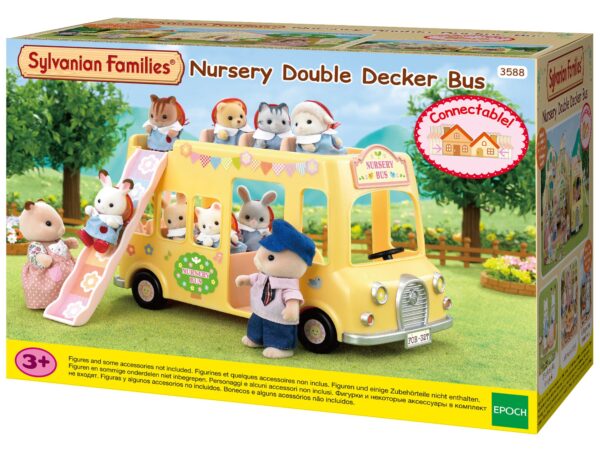 Sylvanian Families 5275 Nursery Double Decker Bus Creche, Multicolor, Standard