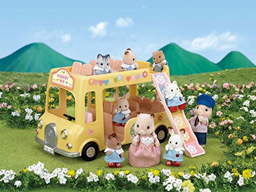 Sylvanian Families 5275 Nursery Double Decker Bus Creche, Multicolor, Standard - Image 5