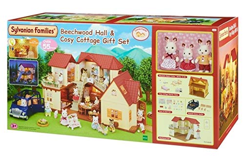 Sylvanian Families 5283 Beechwood Hall & Cosy Cottage Gift Set - Image 3