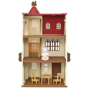 Sylvanian Families 5493 Red Roof Tower Home Doll House
