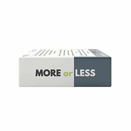 More or Less Original Edition Card Game - How Good Is Your Judgement? 2 Players + | Fun Family Card Games for Adults & Kids | Party Games for Kids Birthday, Travel Games, Gift for Boys and Girls - Image 4